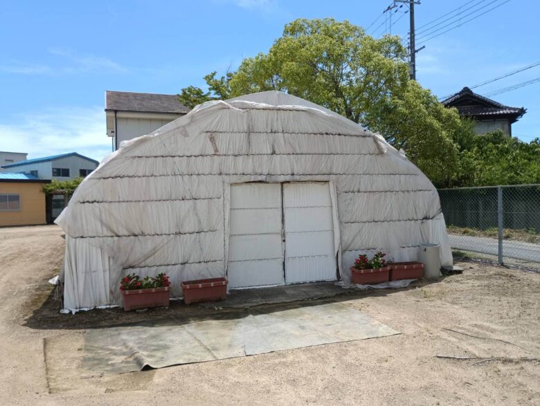 直売所の正面